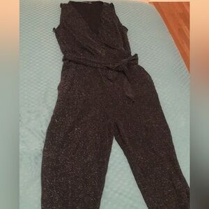 Black sparkly jumpsuit! S